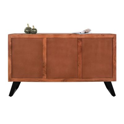 Бюфет HM8173 Алисия от Акациево дърво масив естествено 148x43.5x86cm