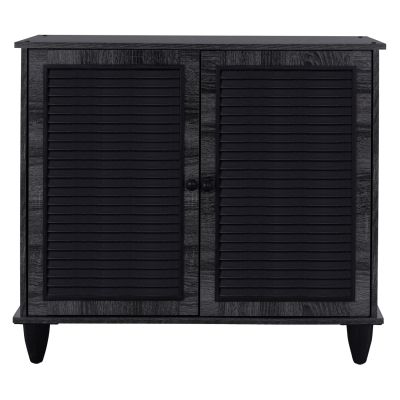 Shoe Cabinet wooden HM2266.01 Grey Color 76.5x30x68.5