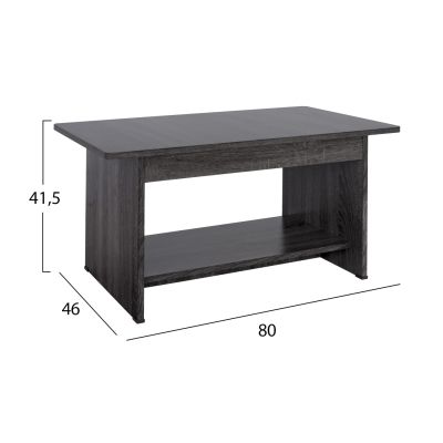 Маса за кафе HM2286.01 в CHARCAL GREY 80x46x41,5H