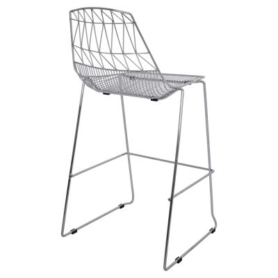 Бар стол металик HM5465.100 Lux цвят хром 57x56,5x107см