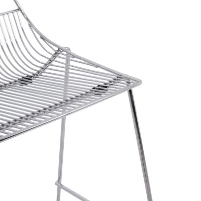 Бар стол металик HM5465.100 Lux цвят хром 57x56,5x107см