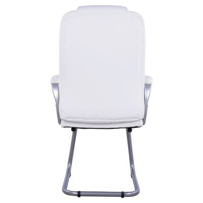 Visitor's chair with white PU Sora HM1144.02 63x67x112 cm