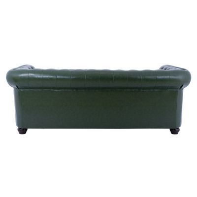 Sofa 3 Seater T. Chesterfield HM3009.08 PU Cypress Green 208x90x73 cm.