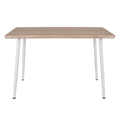 Dining Table PALOMA HM8334.02, 120x70x76.5- sonoma,white legs