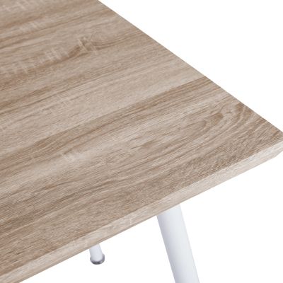 Dining Table PALOMA HM8334.02, 120x70x76.5- sonoma,white legs
