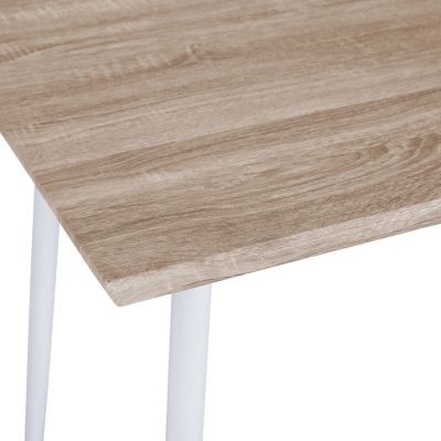 Dining Table PALOMA HM8334.02, 120x70x76.5- sonoma,white legs