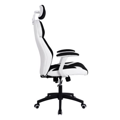 Manager's office chair HM1086.02 in black-white color 65x70x128-132