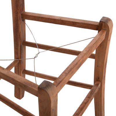 CHAIR PAROS HM5585.01 BEECH WOOD IMPREGNATED IN WALNUT COLOR 40x41x87Hcm.FRAME ONLY