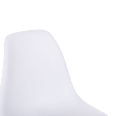 Chair Twist Kid HM8453.01 with wooden legs and seat PP white 31x34x55.5H