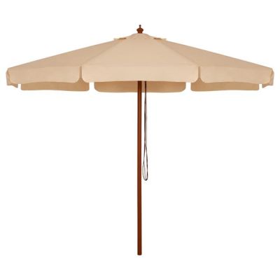 Professional umbrella 3m with wooden frame HM6020 Beige