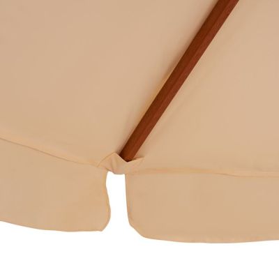 Professional Umbrella 2.30m with wooden frame HM6021 Beige