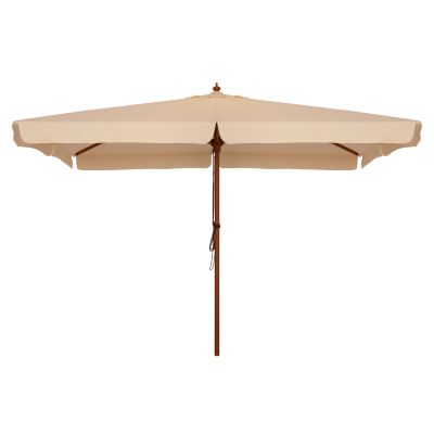 Professional umbrella 4x4m with wooden frame HM6023 Beige