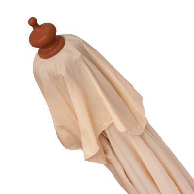 Professional umbrella 4x4m with wooden frame HM6023 Beige