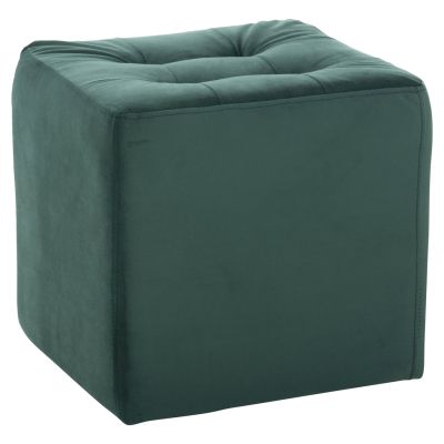 STOOL PUNK HM264.13 CYPRESS GREEN VELVET 37Χ37Χ39Hcm.