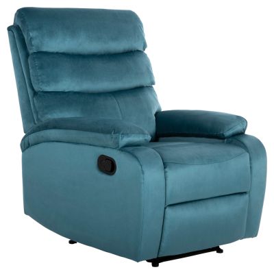 ARMCHAIR RELAX YASUMU HM9783.06 PETROL BLUE VELVET 80x93x100Hcm.