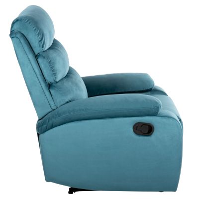 ARMCHAIR RELAX YASUMU HM9783.06 PETROL BLUE VELVET 80x93x100Hcm.