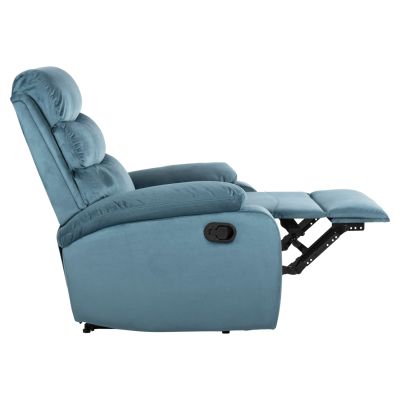 ARMCHAIR RELAX YASUMU HM9783.06 PETROL BLUE VELVET 80x93x100Hcm.