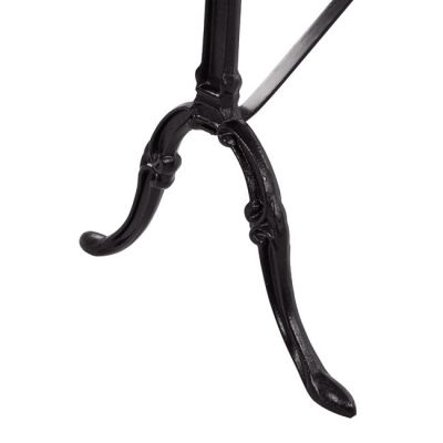 Table with base from cast iron HM440 with marble oval 120x59x72