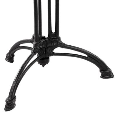 Base from cast iron HM445 3legs in black color 50x50x71