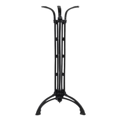 Base Bar from cast iron HM446 3legs in black color 50x50x105