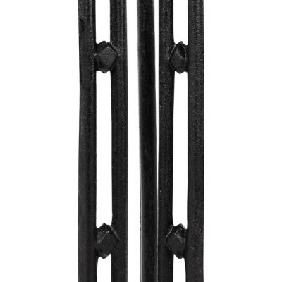 Base Bar from cast iron HM446 3legs in black color 50x50x105