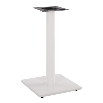 Base metallic White matte 40x40x72 with adjusters HM421.12