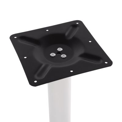 Base metallic White matte 40x40x72 with adjusters HM421.12