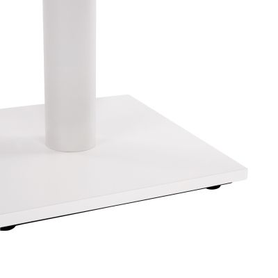 Base metallic White matte 40x40x72 with adjusters HM421.12