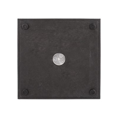 Base metallic White matte 40x40x72 with adjusters HM421.12