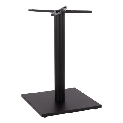 Base metallic Black matte 45x45x72 with adjuster HM438