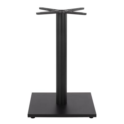 Base metallic Black matte 45x45x72 with adjuster HM438