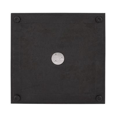 Bar Base Metall Black matte color 45x45x108cm with adjuster HM439
