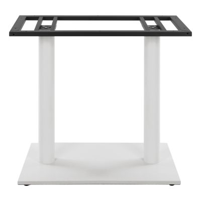 Base Metallic Double White Matte 80x40x72 with adjusters HM435.12