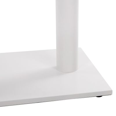 Base Metallic Double White Matte 80x40x72 with adjusters HM435.12