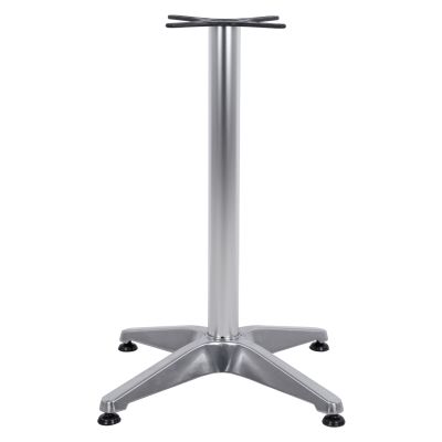 Aluminum Base 4Legs 58x58x68.5cm with cross 28x28cm HM447 Chromed