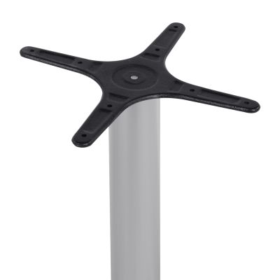 Aluminum Base 4Legs 58x58x68.5cm with cross 28x28cm HM447 Chromed