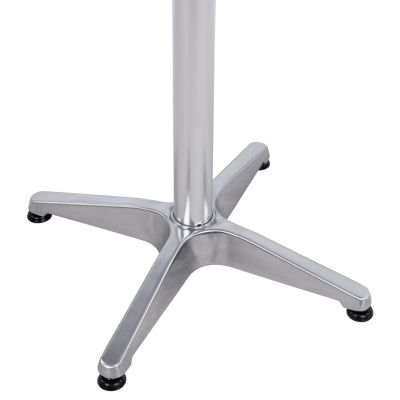 Aluminum Base 4Legs 58x58x68.5cm with cross 28x28cm HM447 Chromed