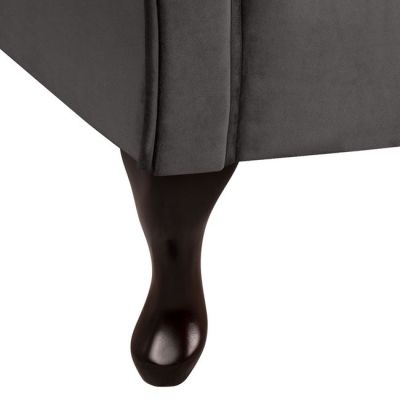 Шезлонг Chesterfield Grey Velvet Niovi HM3007.10 Ляво рамо 189x61x84cm