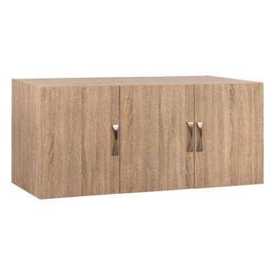 Лофт гардероб 3 врати Карли в цвят Сонама 150x55x60 HM385.02