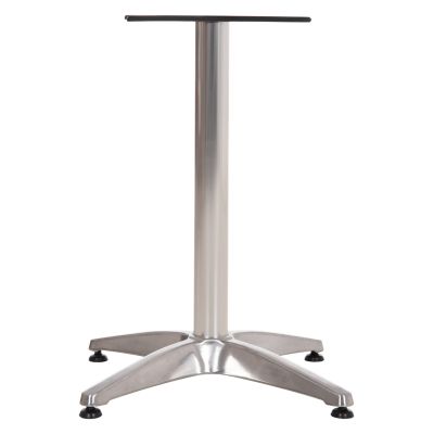 Алуминиева основа 4 крака 65x65x70cm с кръст 48x48cm HM448.01 Хромиран