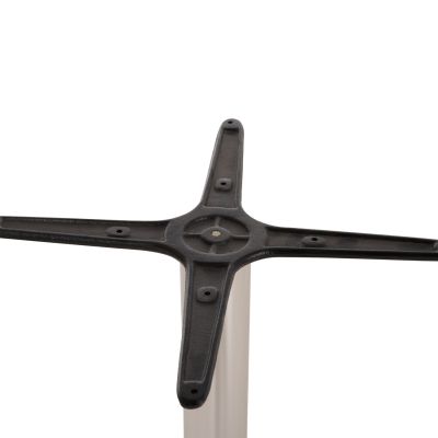 Алуминиева основа 4 крака 65x65x70cm с кръст 48x48cm HM448.01 Хромиран