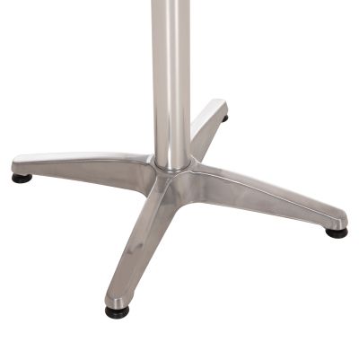 Алуминиева основа 4 крака 65x65x70cm с кръст 48x48cm HM448.01 Хромиран