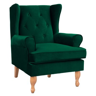 Armchair Cypress green velvet, 81x83x101, HM3073.13