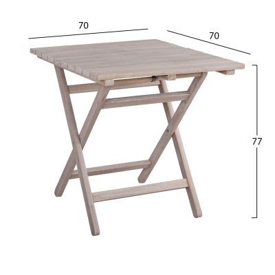 Director's Table Limnos 70x70 Chalk Finish White HM5648.03