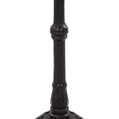Table with base from cast iron HM5608 with marble Round Φ60Χ71cm