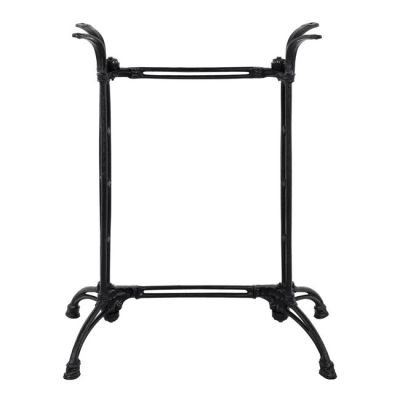 Base from cast iron 2 cοlumns HM465 Black color 78x50