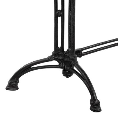 Base from cast iron 2 cοlumns HM465 Black color 78x50