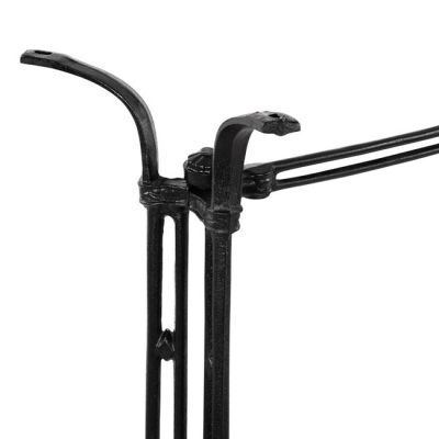 Base from cast iron 2 cοlumns HM465 Black color 78x50