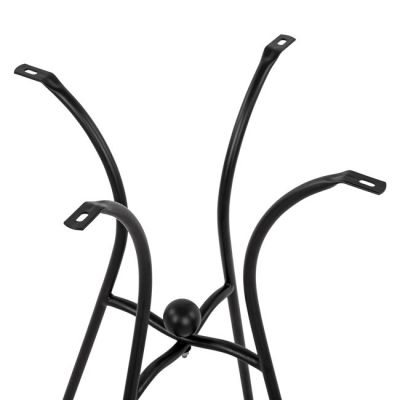 Metallic Base HM466 4legs in black color 50x50 cm.