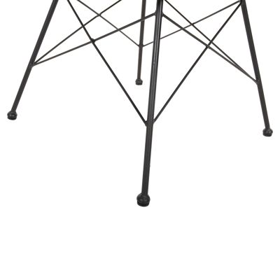 OUTDOOR DINING SET 7PCS ALLEGRA HM10495 WICKER IN BEIGE-METAL IN BLACK